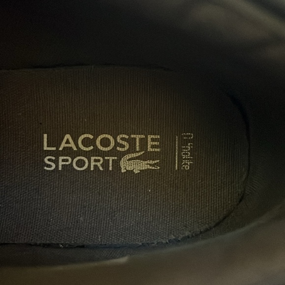 Lacoste ankle top fashion sneaker men size 11 - Picture 5 of 6